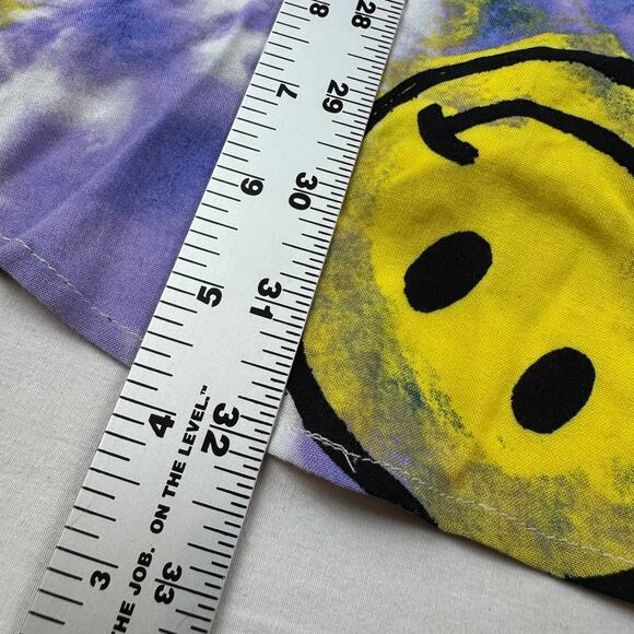 Phluid Project Tie Dye Smiley Face Button Down - XL - Picture 5 of 5